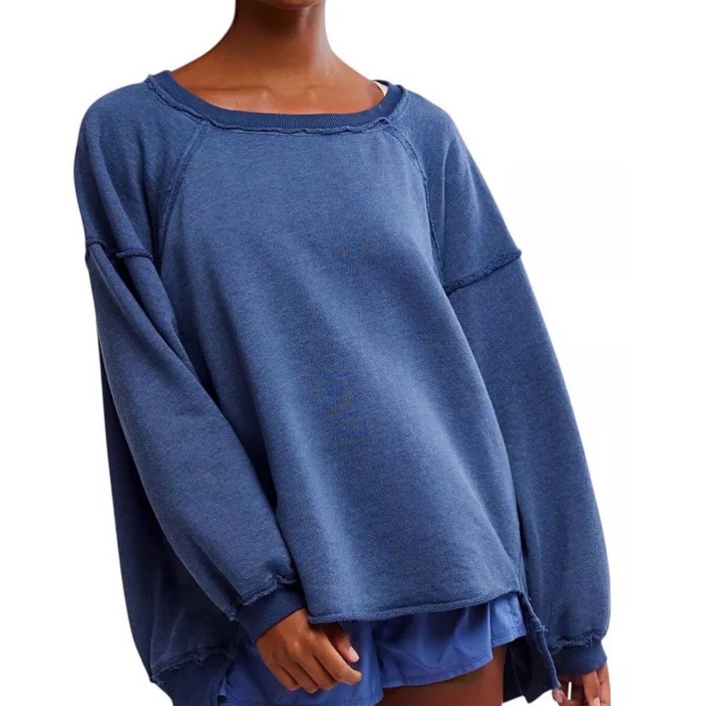 Free people ONE TO BEAT oversized sweatshirt XS